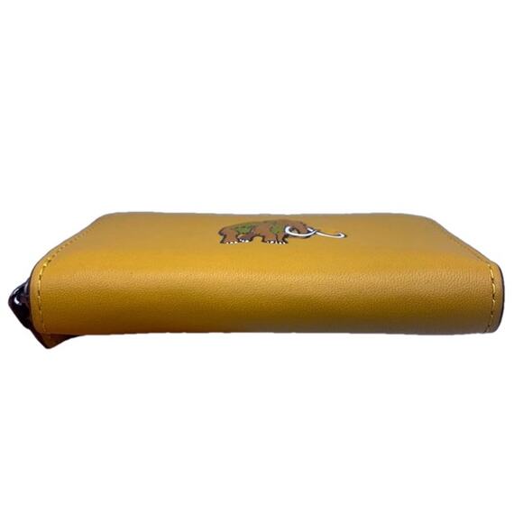 COACH Wolly Mammoth Small Zip Case Cardholder Wallet - Picture 3 of 12